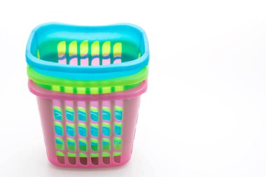 renkli plastik sepet 