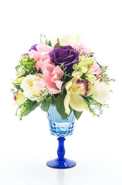 Gyönyörű csokor virág váza — Stock Fotó