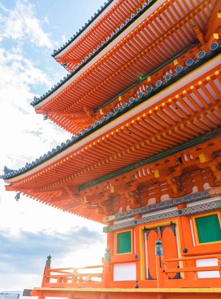 Kiyomizu-dera Tapınağı güzel mimari Kyoto,.