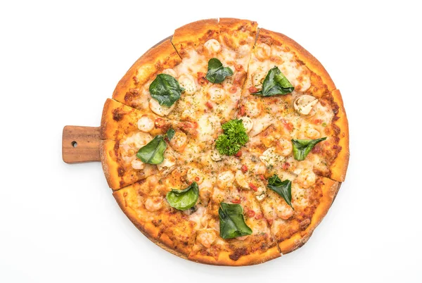 Gamberetti piccanti (Tom Yum) pizza — Foto Stock