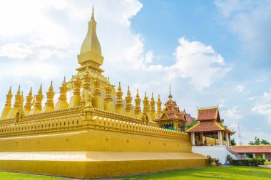 Güzel mimari Pha o Luang, Vientiane, Laos.