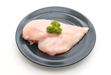 Taze çiğ tavuk filetosu.