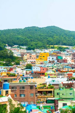 Gamcheon kültür Köyü Busan içinde güzel mimari