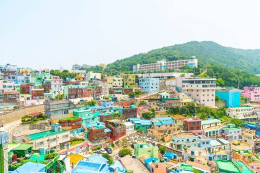 Gamcheon kültür Köyü Busan içinde güzel mimari