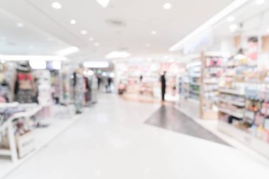 Lüks alışveriş merkezinde soyut bulanıklık