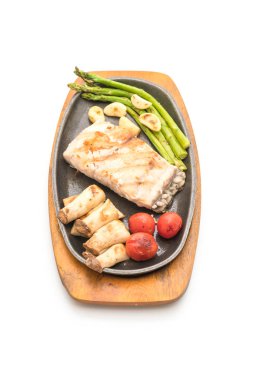 sebzeli biftek ızgara balığı balık 