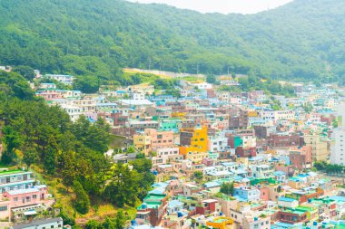Gamcheon kültür Köyü Busan içinde güzel mimari