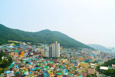 Gamcheon kültür Köyü Busan içinde güzel mimari