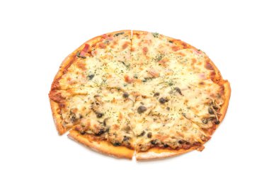  Ispanaklı ve mantarlı pizza