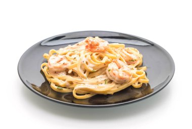 karides ile Fettuccini makarna