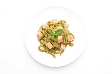 ıspanak fettuccine somon ile