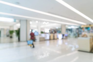 Lüks alışveriş merkezinde soyut bulanıklık