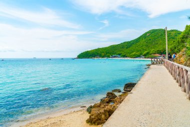 güzel tropikal beach Koh Larne Pattaya adlı