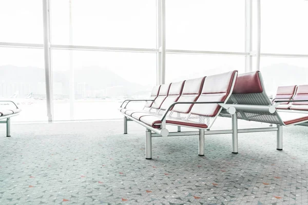 Assento vazio no aeroporto — Fotografia de Stock