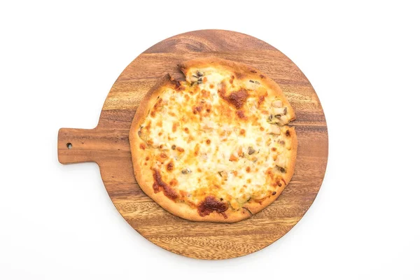 Kremalı mantarlı pizza