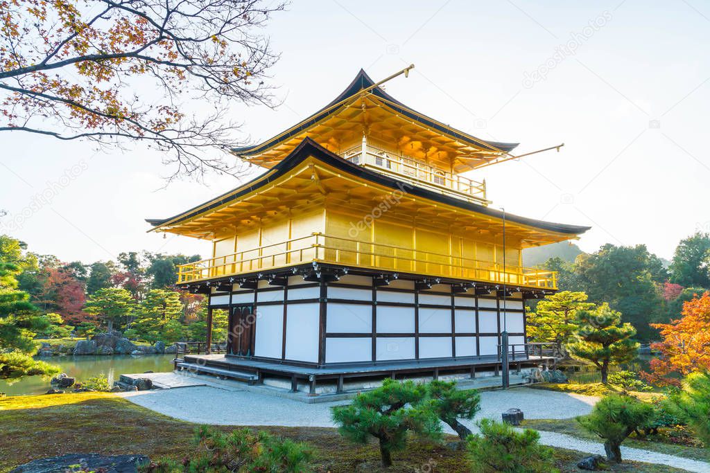 Beautiful Architecture at Kinkakuji Temple (The Golden Pavilion)