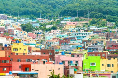 Gamcheon kültür Köyü Busan içinde güzel mimari