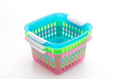 renkli plastik sepet 