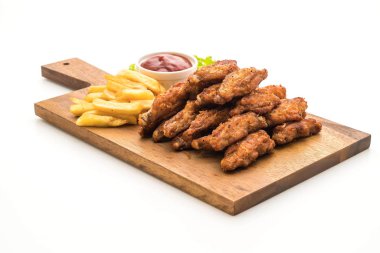 Kızarmış tavuk kanadı.