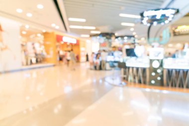 Lüks alışveriş merkezinde soyut bulanıklık