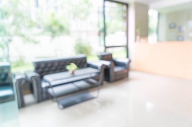 oturma odasında kanepe ve sandalye dekorasyon bulanıklık