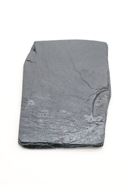 Beyaz arka plan üzerinde arduvaz levha