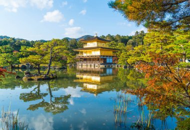 Kinkakuji Tapınağı (altın köşk güzel mimari)