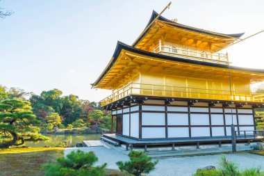 Kinkakuji Tapınağı (altın köşk güzel mimari)