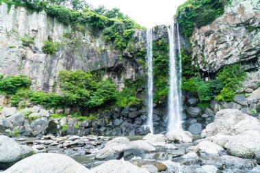 Jeongbang şelale jeju Adası