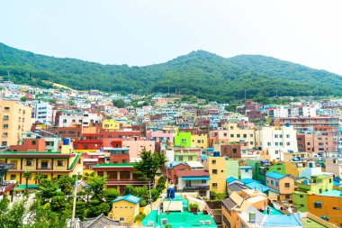 Gamcheon kültür Köyü Busan içinde güzel mimari