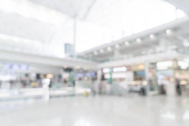 Havaalanında soyut bulanıklık