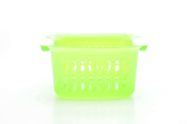 Yeşil plastik sepet