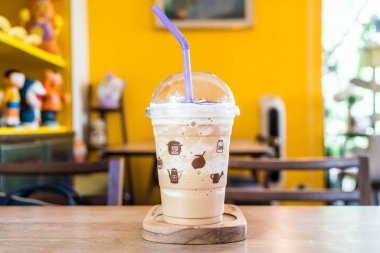 Buzlu kapuçino kahve frappe 