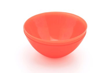 kırmızı plastik kase