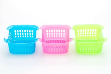 renkli plastik sepet 