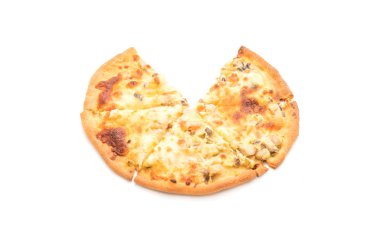 Kremalı mantarlı pizza