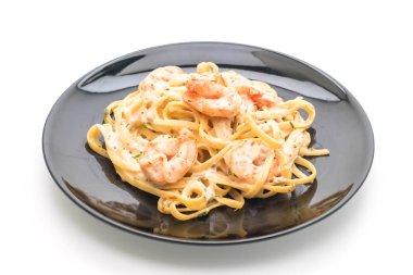 karides ile Fettuccini makarna