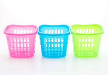 renkli plastik sepet 