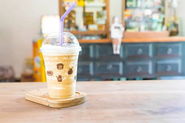 Iced cappuccino coffee frappe