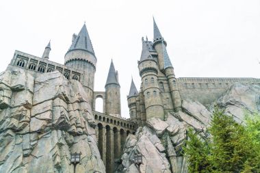 Osaka, Japonya - 21 Kasım 2016: Harry Potter ve büyücü dünya