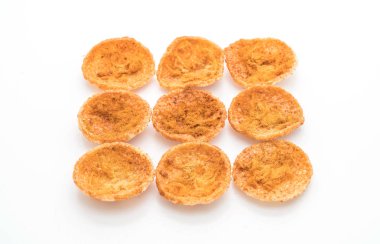 rendelenmiş domuz pirinç kraker ile kurutulmuş