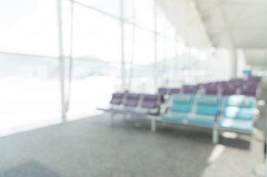 Havaalanında soyut bulanıklık