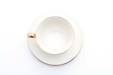 lüks kahve Kupası beyaz