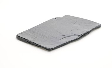 Beyaz arka plan üzerinde arduvaz levha