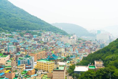 Gamcheon kültür Köyü Busan içinde güzel mimari