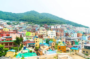 Gamcheon kültür Köyü Busan içinde güzel mimari