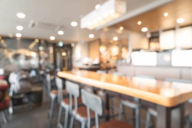 Kahve dükkanında soyut bulanıklık