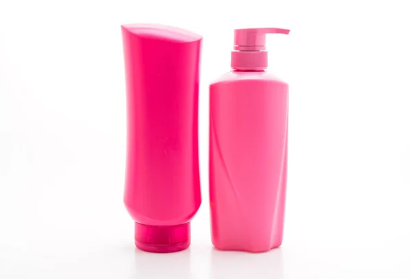 Butelka szamponu lub włosów odżywka — Zdjęcie stockowe