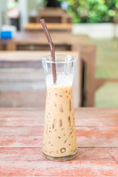 Стакан кофе со льдом — стоковое фото
