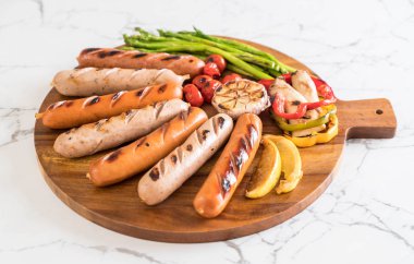 sebzeli ızgara sosis